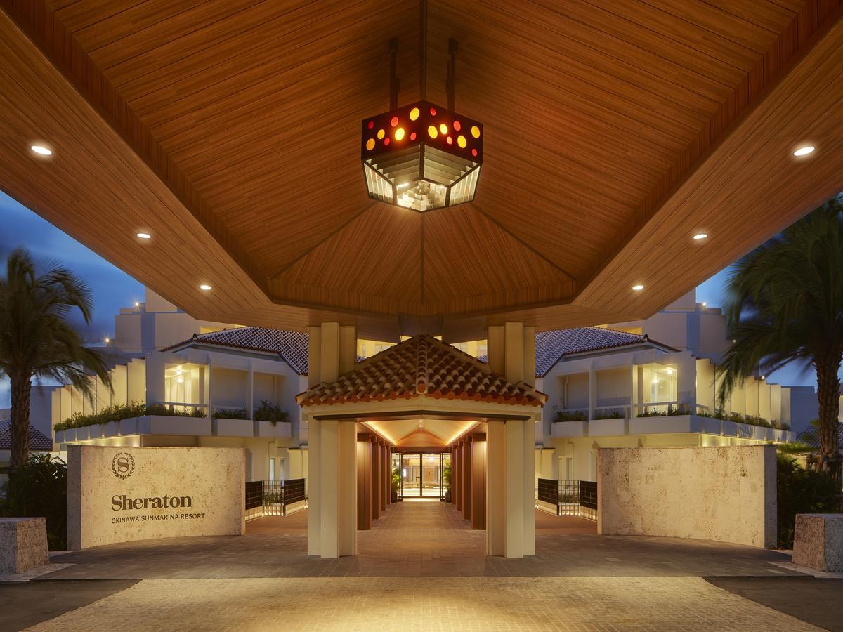 Sheraton Okinawa Sunmarina Resort Onna Exterior foto